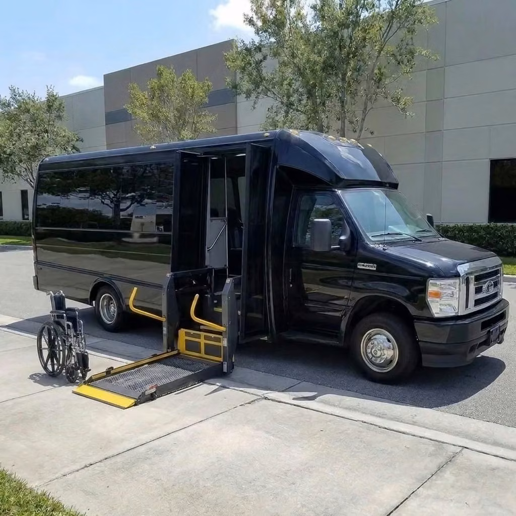 royal palm beach 18 passenger minibus wheelchair lift