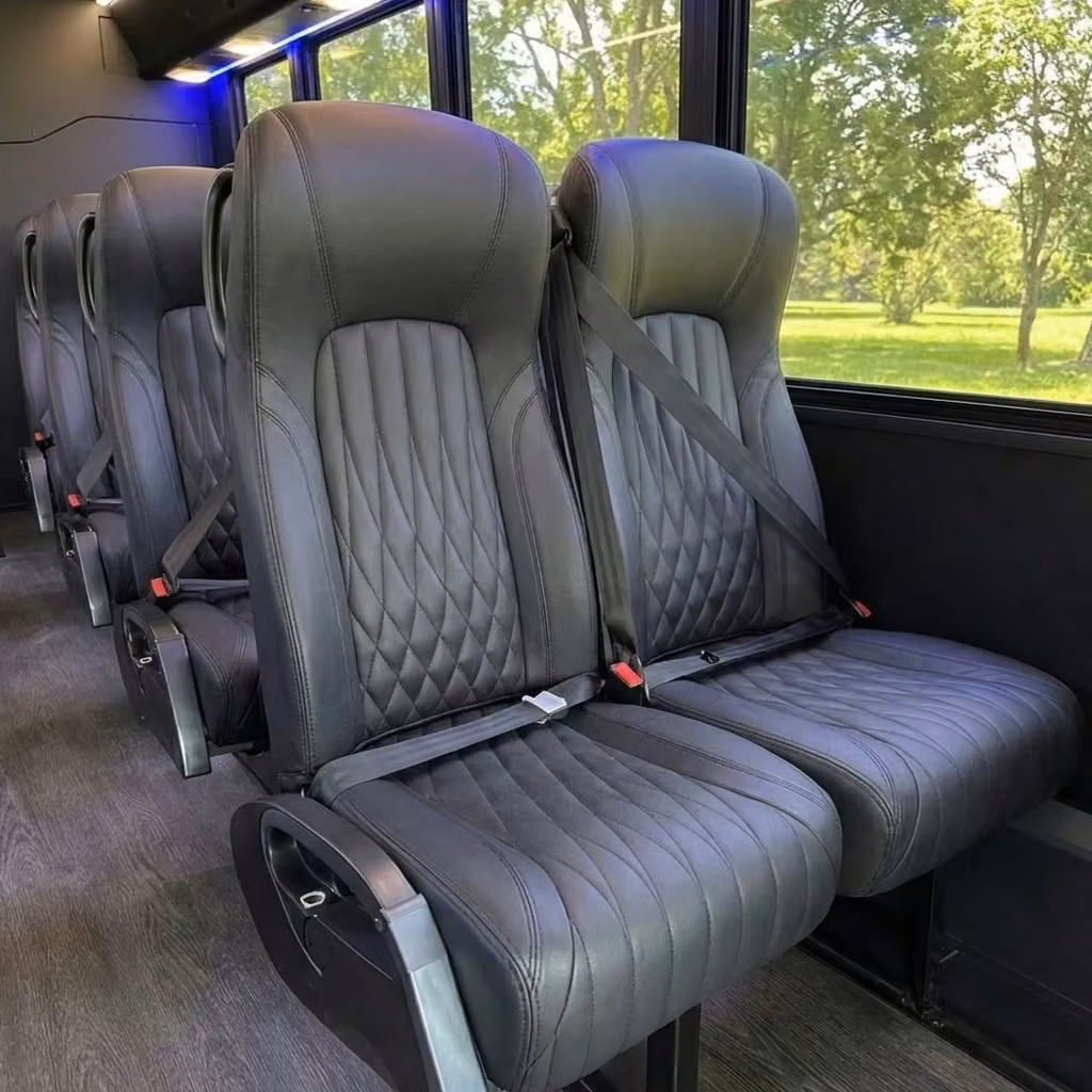 royal palm beach 20 passenger minibus high back seats