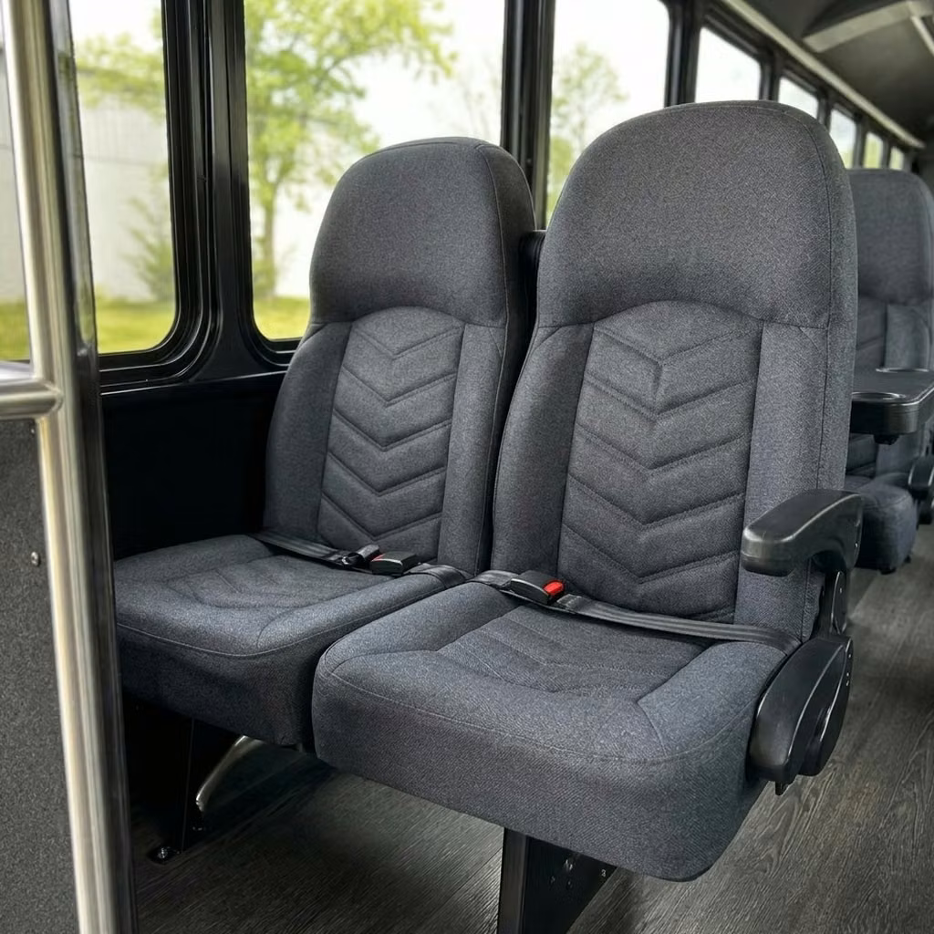 royal palm beach 25 passenger minibus high back seats