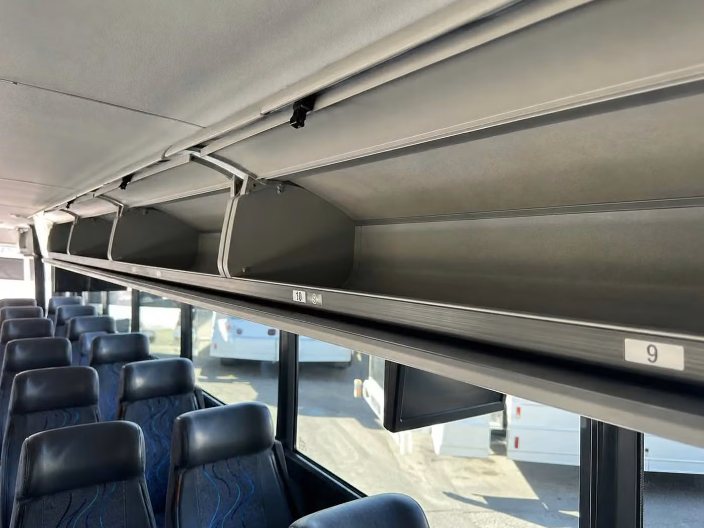 royal palm beach 25 passenger minibus overhead storage