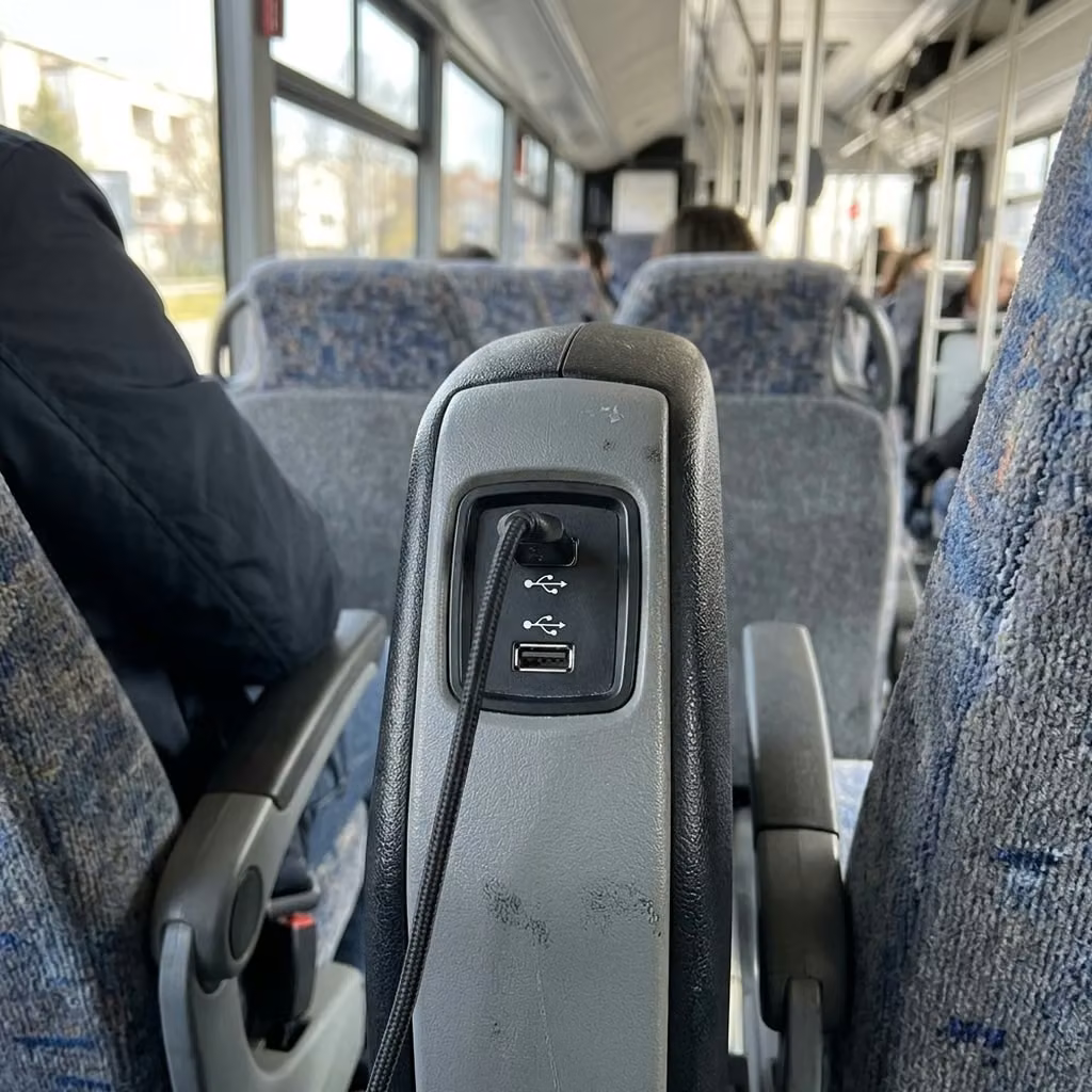 royal palm beach 28 passenger minibus usb charging