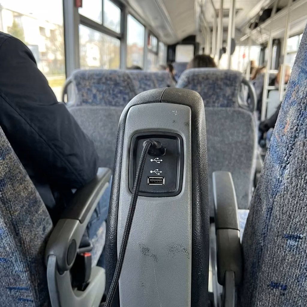 royal palm beach 30 passenger minibus usb charging