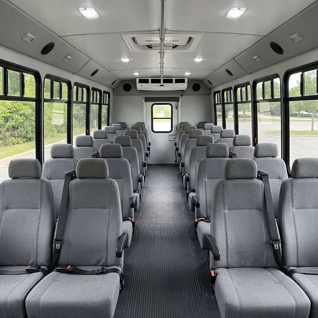 royal palm beach 35 passenger minibus seating