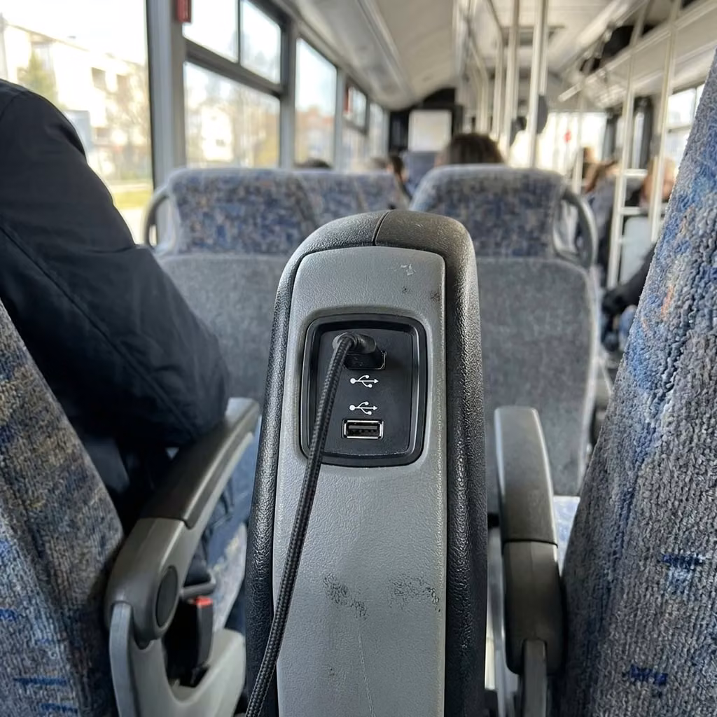 royal palm beach 35 passenger minibus usb charging