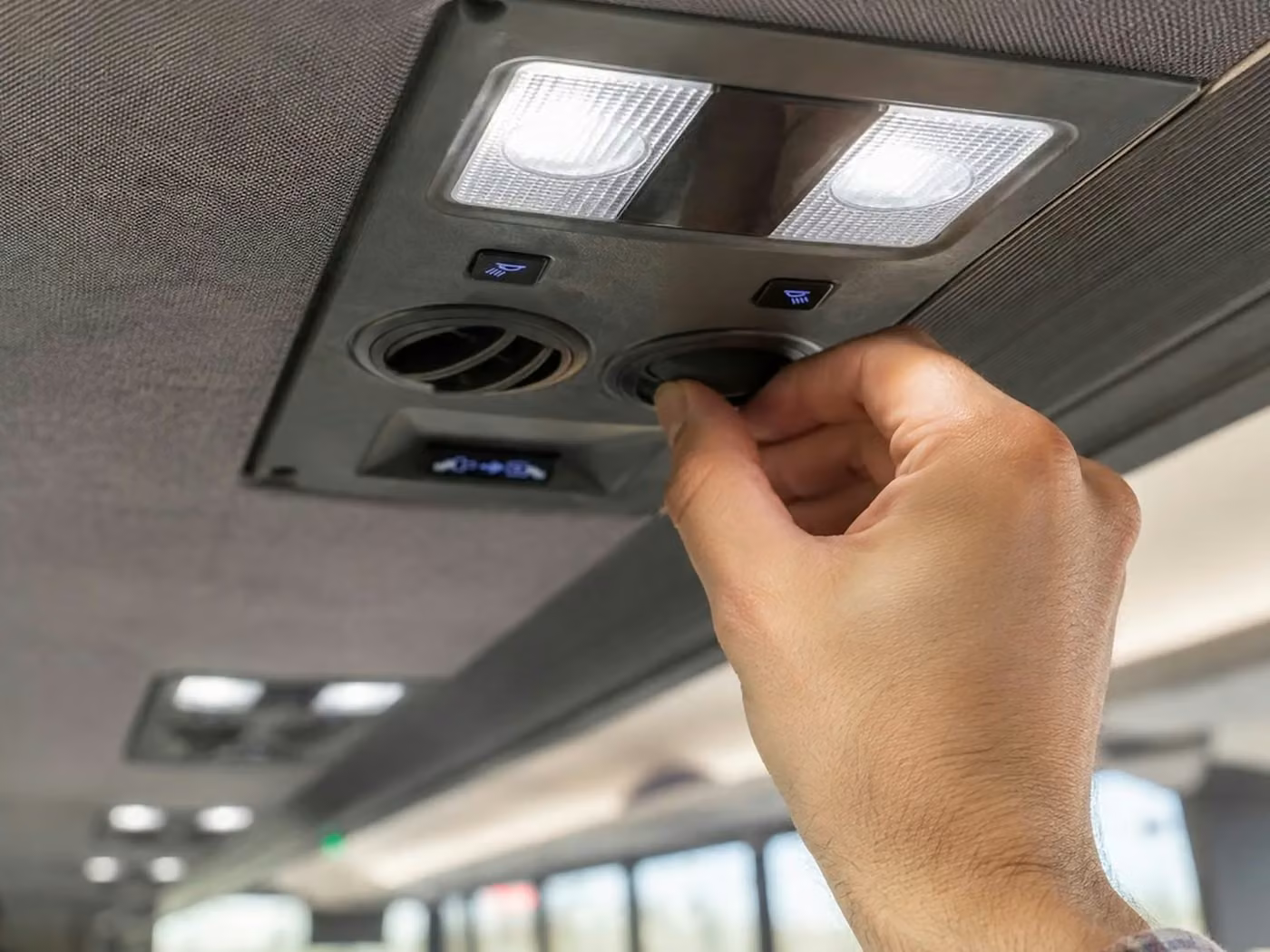 royal palm beach charter bus climate control