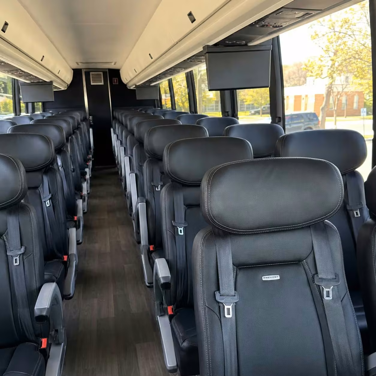 royal palm beach charter bus interior 1