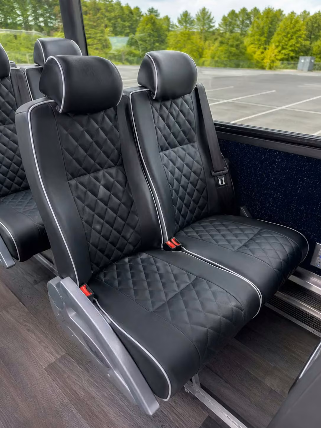 royal palm beach charter bus reclining seats