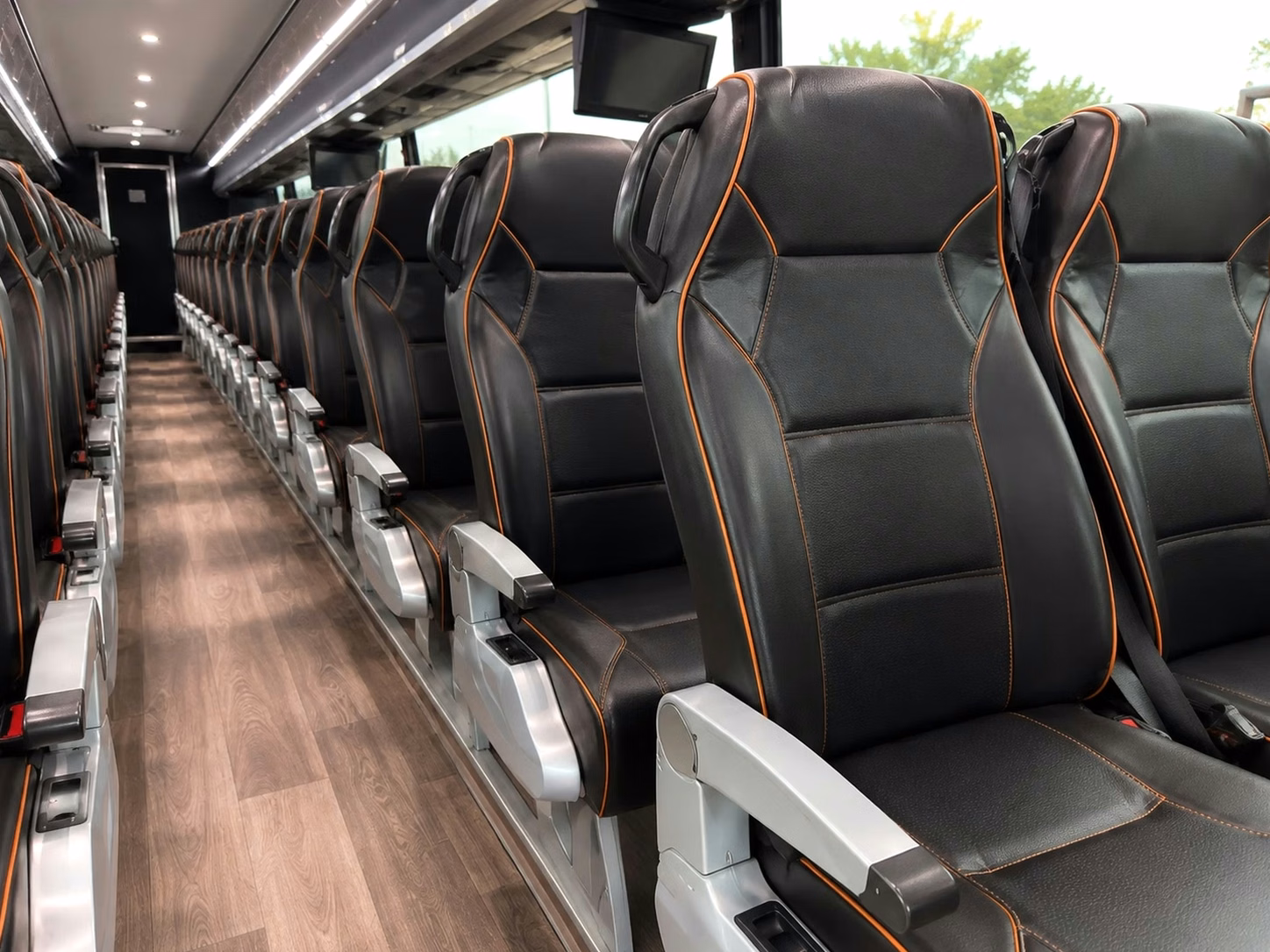 royal palm beach full size 56 passenger charter buses for large royal palm beach guest lists
