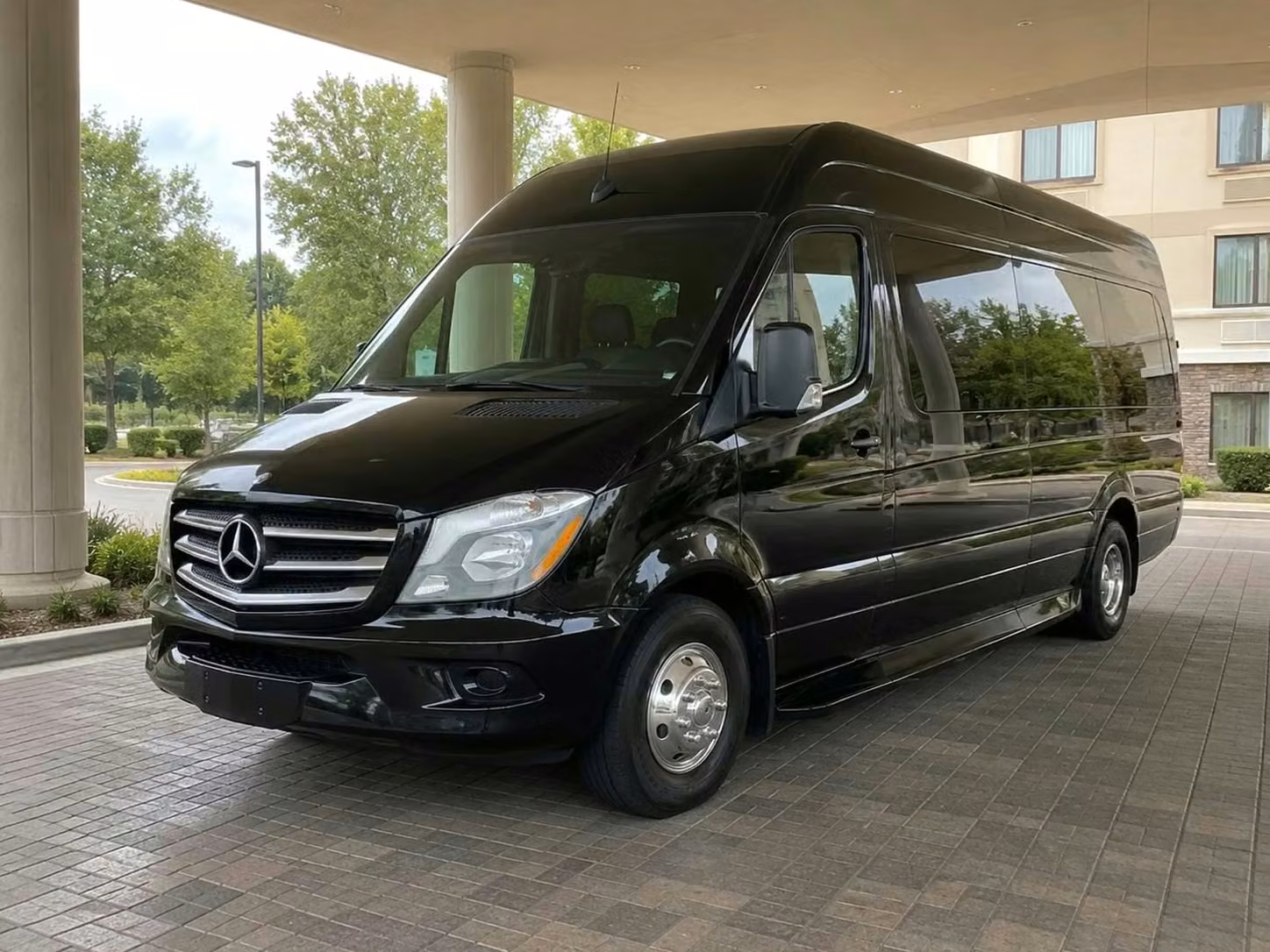 royal palm beach sprinter van rental with driver tinted windows