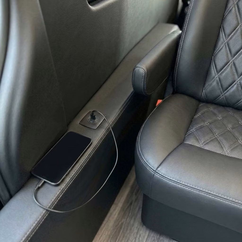 royal palm beach sprinter van rental with driver usb charging
