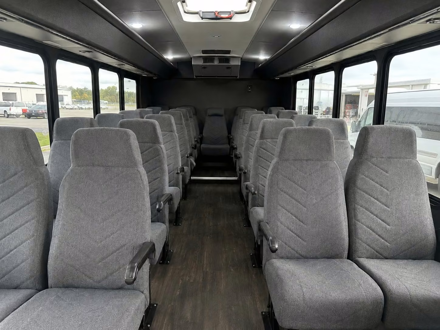 15 passenger minibus interior