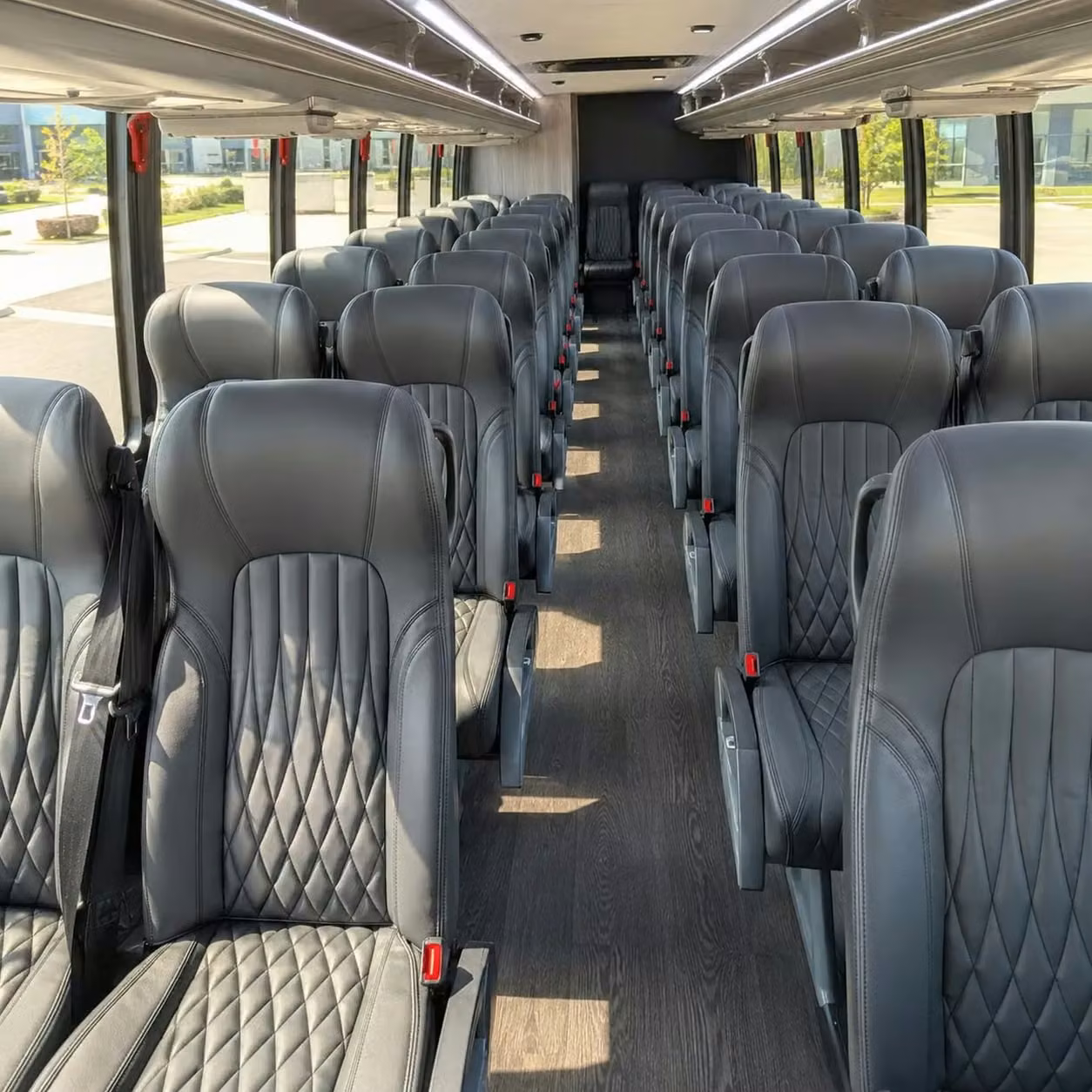 35 passenger minibus interior